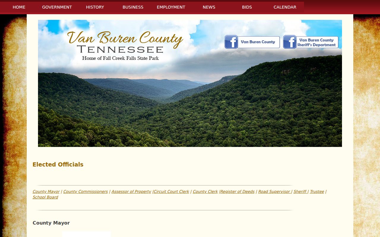Van Buren County criminal records sheriff and jail contact